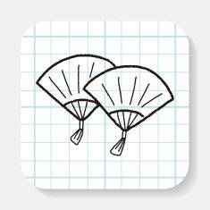 Chinese New Year Folding fan