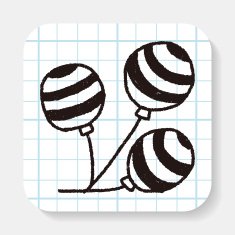 doodle balloon