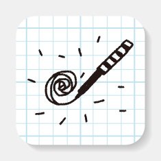 doodle Celebrate horn