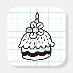 doodle cake N14