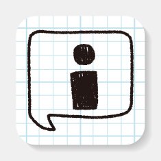 information doodle drawing