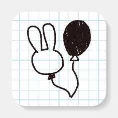 balloon doodle drawing