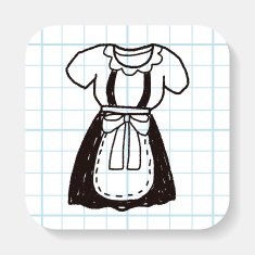 maid clothes doodle