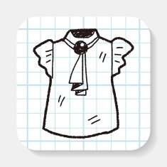 woman clothes doodle N2