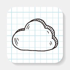 internet cloud doodle drawing N7