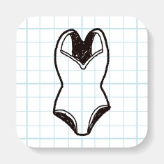 Swimsuit doodle