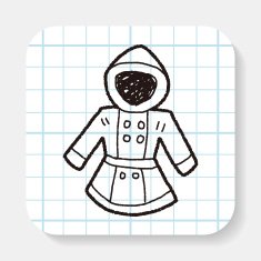 coat doodle N14