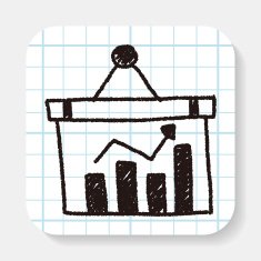 bussiness chart doodle drawing N2