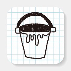 bucket doodle drawing