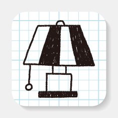 lamp doodle drawing N3