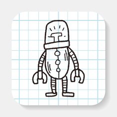 robot doodle N56