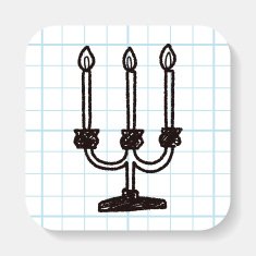 candle doodle N6