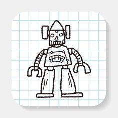 robot doodle N58