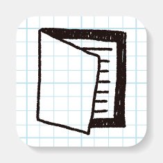 notebook doodle drawing