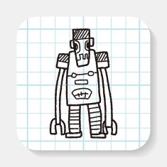 robot doodle N66