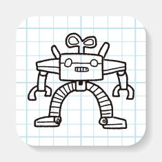 robot doodle N68
