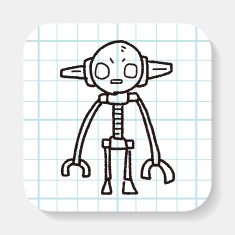 robot doodle N69