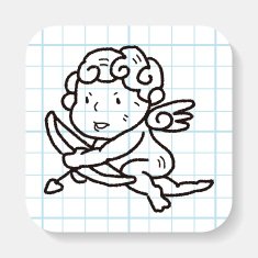 cupid doodle