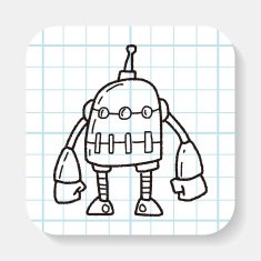 robot doodle N73