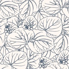 Flowers and leaves N4