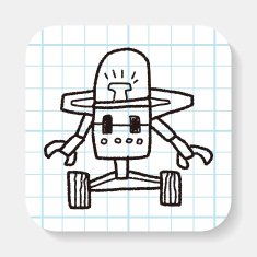 robot doodle N78