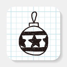 Ornament doodle drawing