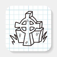 grave doodle