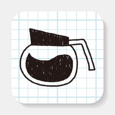 coffee doodle drawing N4