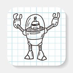 robot doodle N107
