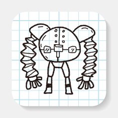 robot doodle N113