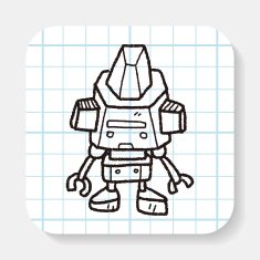 robot doodle N116