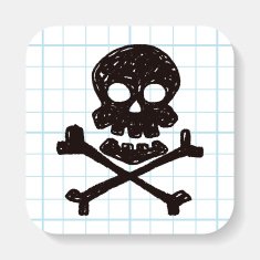 skull Doodle N11