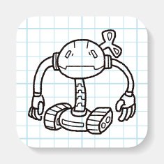 robot doodle N118