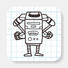 robot doodle N119