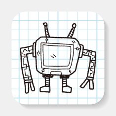 robot doodle N121