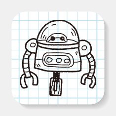 robot doodle N122