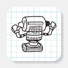 robot doodle N124