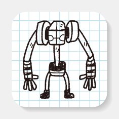 robot doodle N125