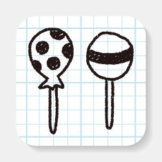 candy doodle drawing
