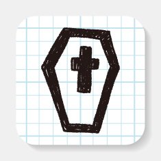 grave doodle drawing N2
