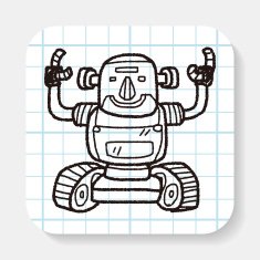 robot doodle N133