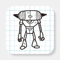 robot doodle N135