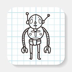 robot doodle N140