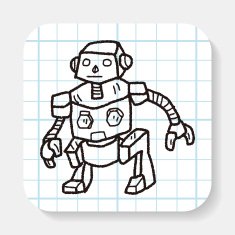 robot doodle N141