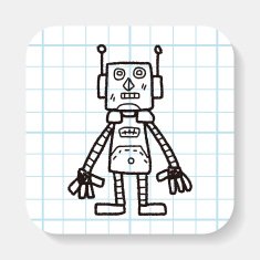 robot doodle N144