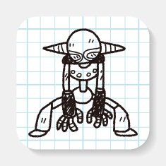 robot doodle N147