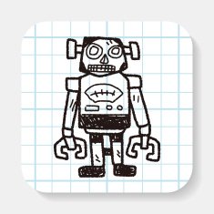robot doodle N149