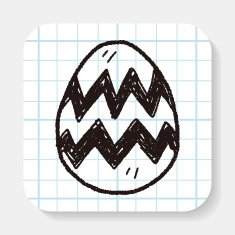 easter egg doodle N16