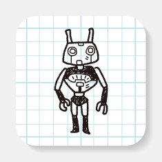 robot doodle N151