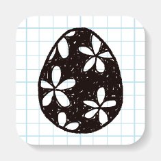 easter egg doodle N19